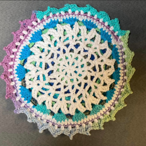 Helen's Crochet Hot Pad Multicolor | Arctique's, Etc.
