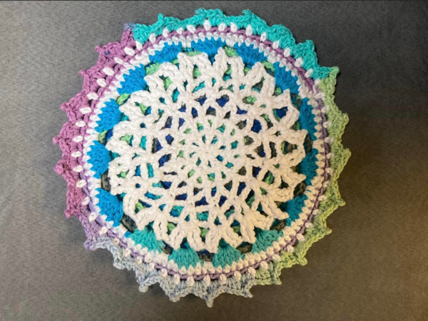 Helen's Crochet Hot Pad Multicolor | Arctique's, Etc.