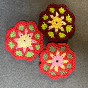 Crochet Coasters Set of Threes | Arctiques, Etc